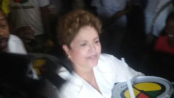 Imagem Dilma grava programa no Pelô e critica &#039;fantasias&#039; de Marina Silva