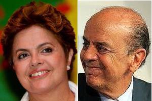 Imagem Dilma abre 12% de vantagem sobre Serra